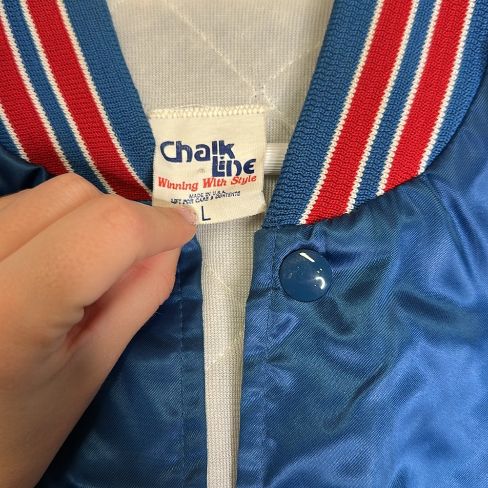 Vintage 1980s New England Patriots Bomber Jacket - Picture 4 of 7